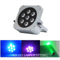 High Brightness 7 * 3w 3-in-1 Square Flat Edison Led Par Lights For Club Ac90 - 260v